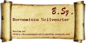Bornemisza Szilveszter névjegykártya